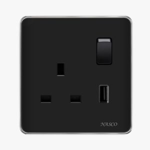 فيش مفرد مع مفتاح ومدخلUSB ناسكو NASCO  رويال 5563