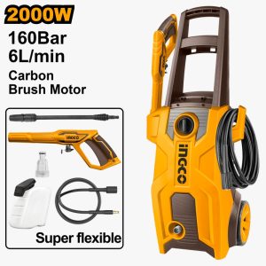 INGCO ماكينة غسيل 2000 وات 160 بار انكو HPWR20018